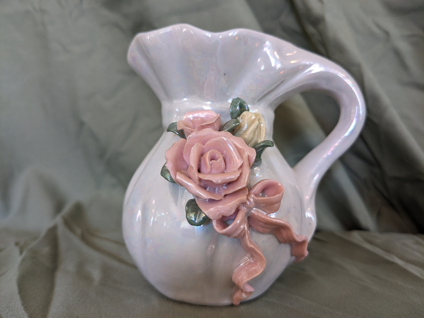 Vintage Pearlescent Creamer