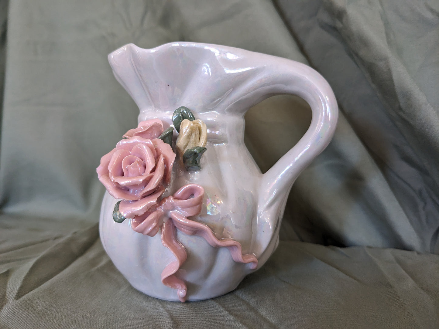 Vintage Pearlescent Creamer