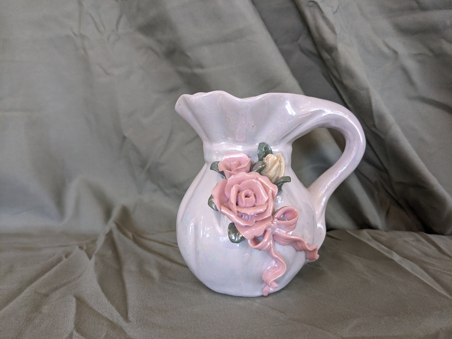 Vintage Pearlescent Creamer