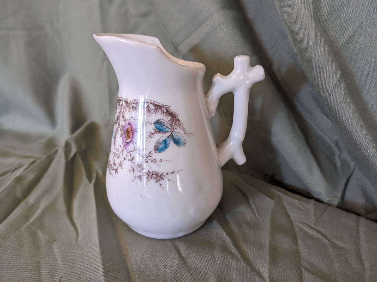 Creamer with Twig Handle