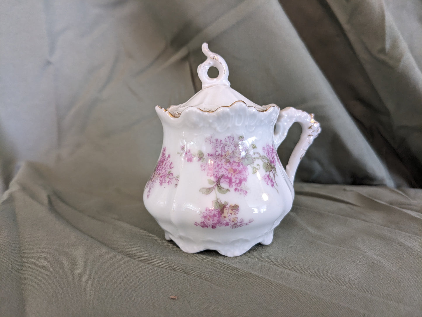 Floral Sugar Bowl