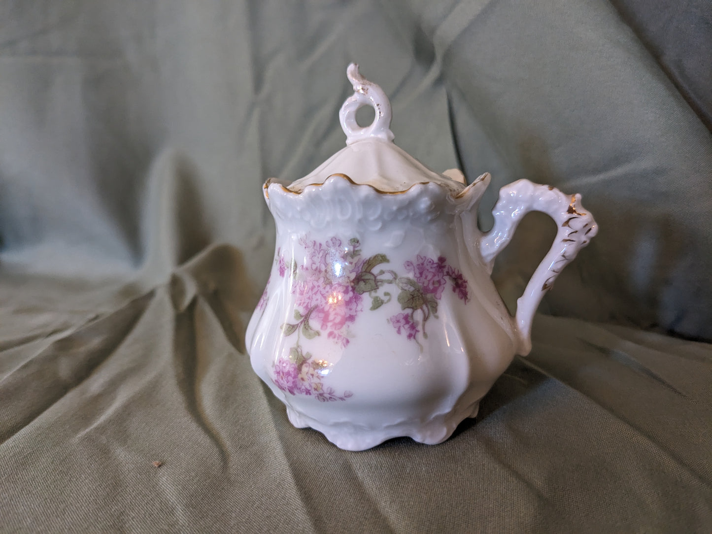 Floral Sugar Bowl