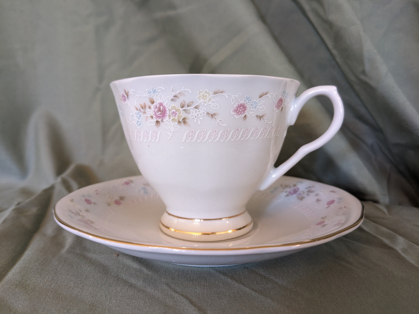 Delicate Tea Cup and Saucer Set