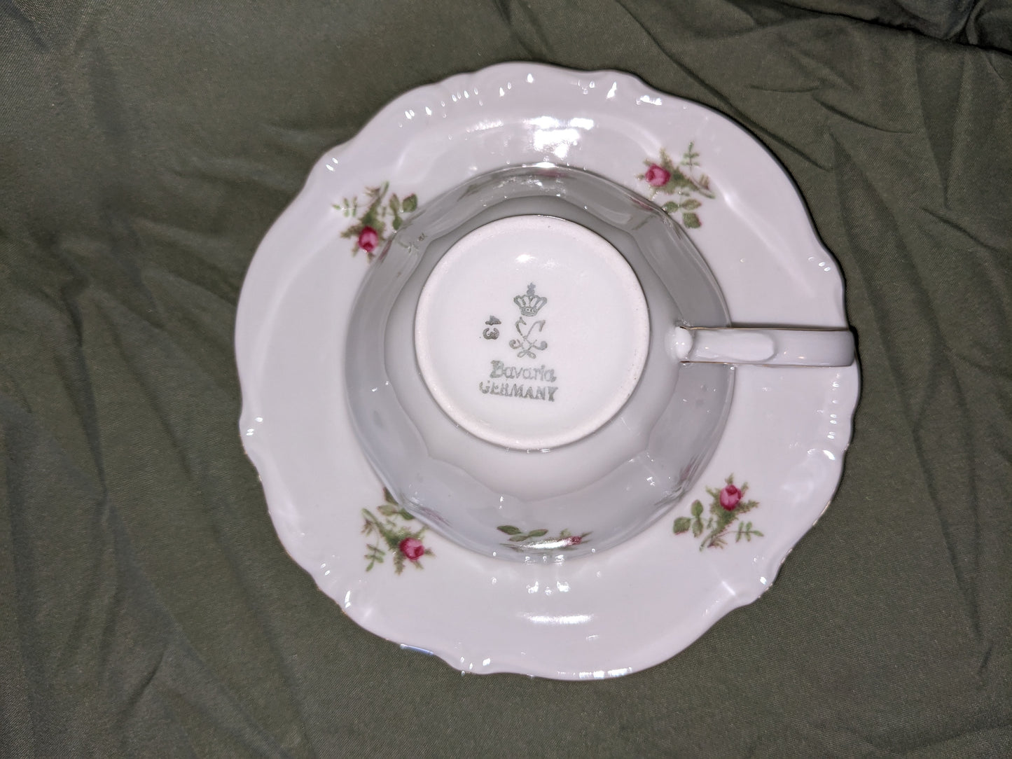 Bavaria Germany Teacup and Saucer Set