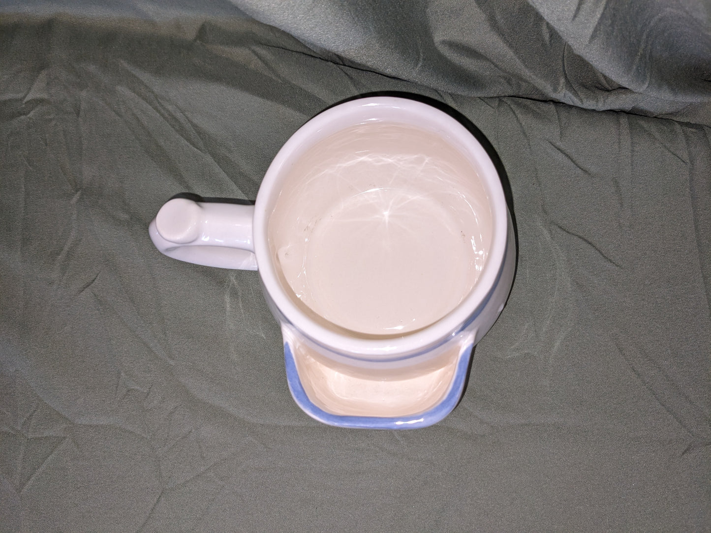 White Tea Cup with Bag Holder